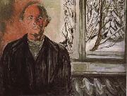 Edvard Munch Self-Portrait oil on canvas